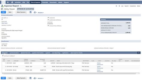 r/Netsuite on Reddit: Purchase Request and Expense Report .